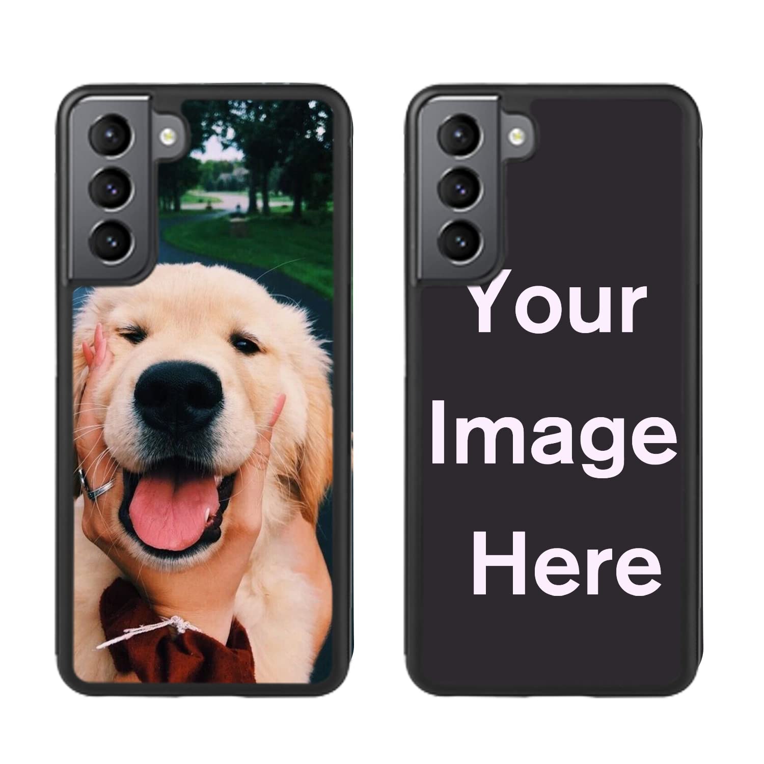 Custom Samsung Galaxy S21 Phone Case - Personalized Picture, Slim & Shockproof Protective Cover | DIY Customizable Soft & Hard Hybrid Case for Everyday Protection & Style