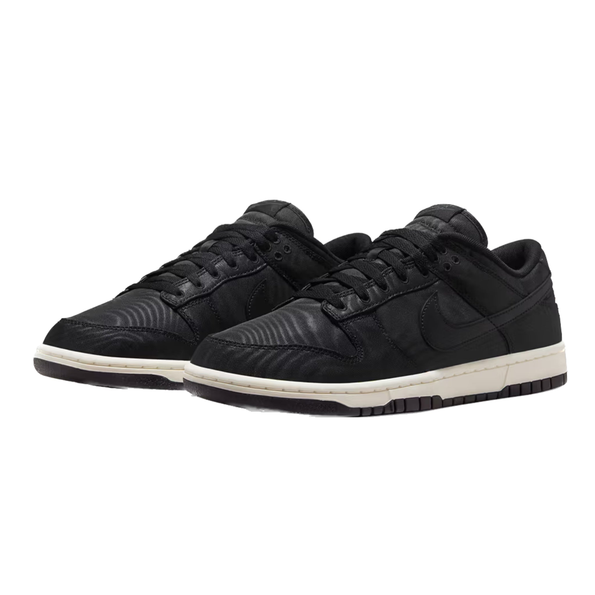 Nike Dunk Low Black Canvas Black Sail Black Sneakers - Men's & Women's Casual Shoes for Streetwear & Everyday Comfort