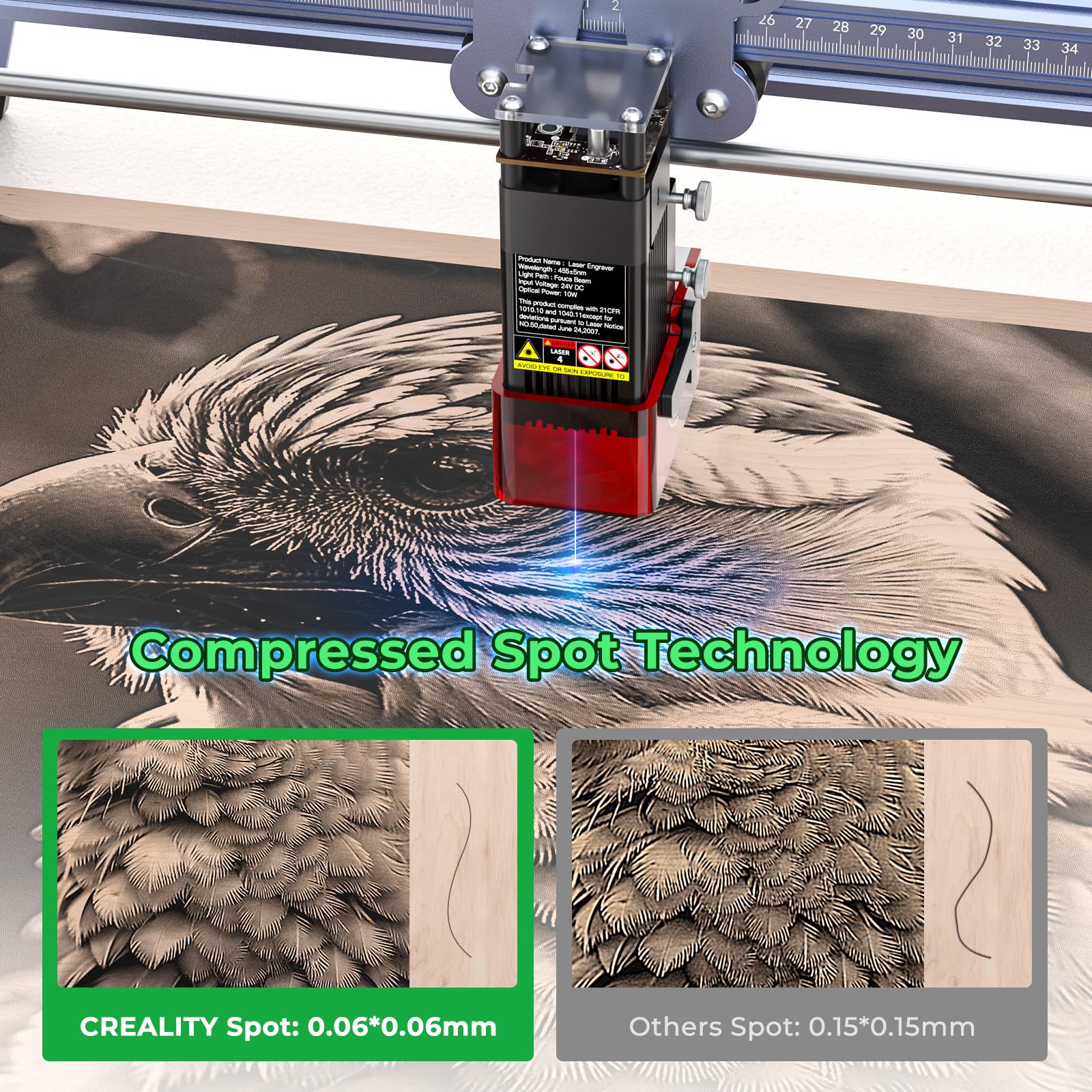 5W Laser Engraver & 72W Laser Cutter Machine for Beginners - High Precision Engraving & Cutting for Wood, Metal, Leather, Glass, Acrylic - Perfect for DIY Crafts, Home Decor & Small Business Projects