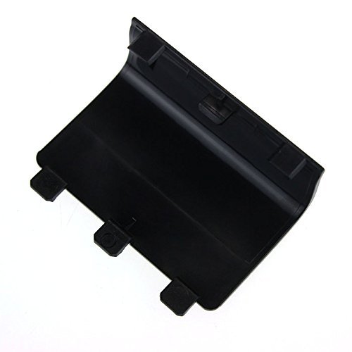 Xbox One Wireless Controller Battery Door Cover Replacement - Black | Durable Shell Case for Enhanced Gaming Experience