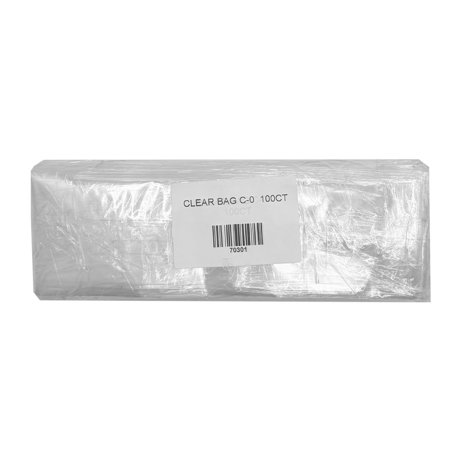 Clear Plastic Bags 100 Count - Small Transparent Bags for Parties, Gifts, and Retail Packaging | Bulk Pack of 100