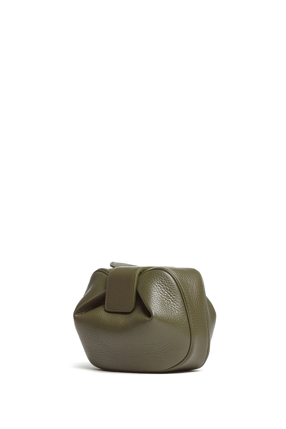 Soft Olive Textured Leather Demi Clutch - Elegant Crossbody Handbag for Women | Perfect for Evening Parties, Date Nights & Special Occasions