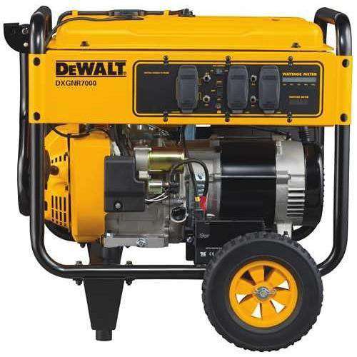DEWALT DXGNR7000 7000W Portable Generator with Auto Idle & Electric Start - Powerful Backup Power for Home, Job Sites & Outdoor Events