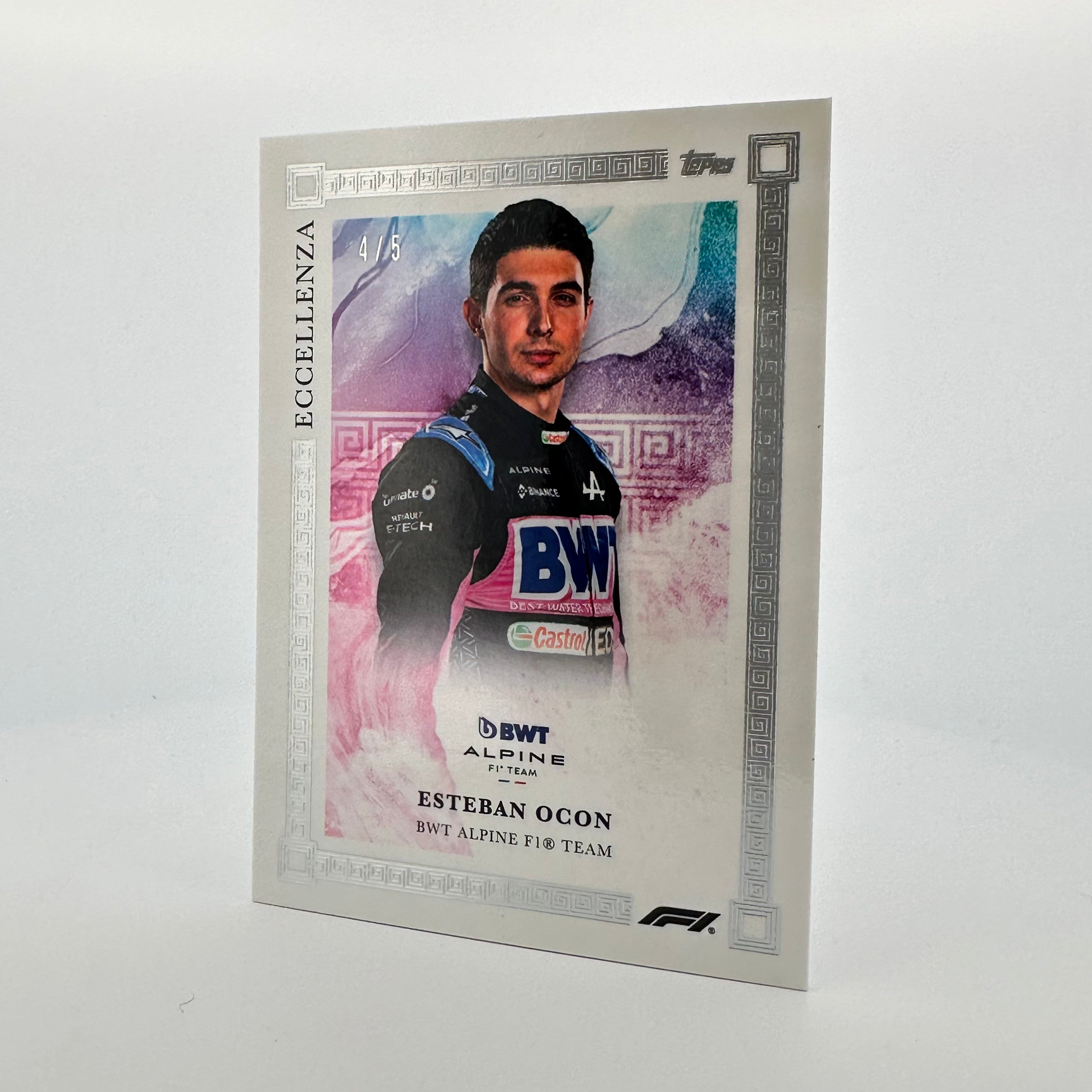 2023 Esteban Ocon Rainbow 4/5 F1 Racing Card - Limited Edition Collectible for Formula 1 Fans & Sports Memorabilia Enthusiasts (Perfect for Display, Trading, and Gifting)
