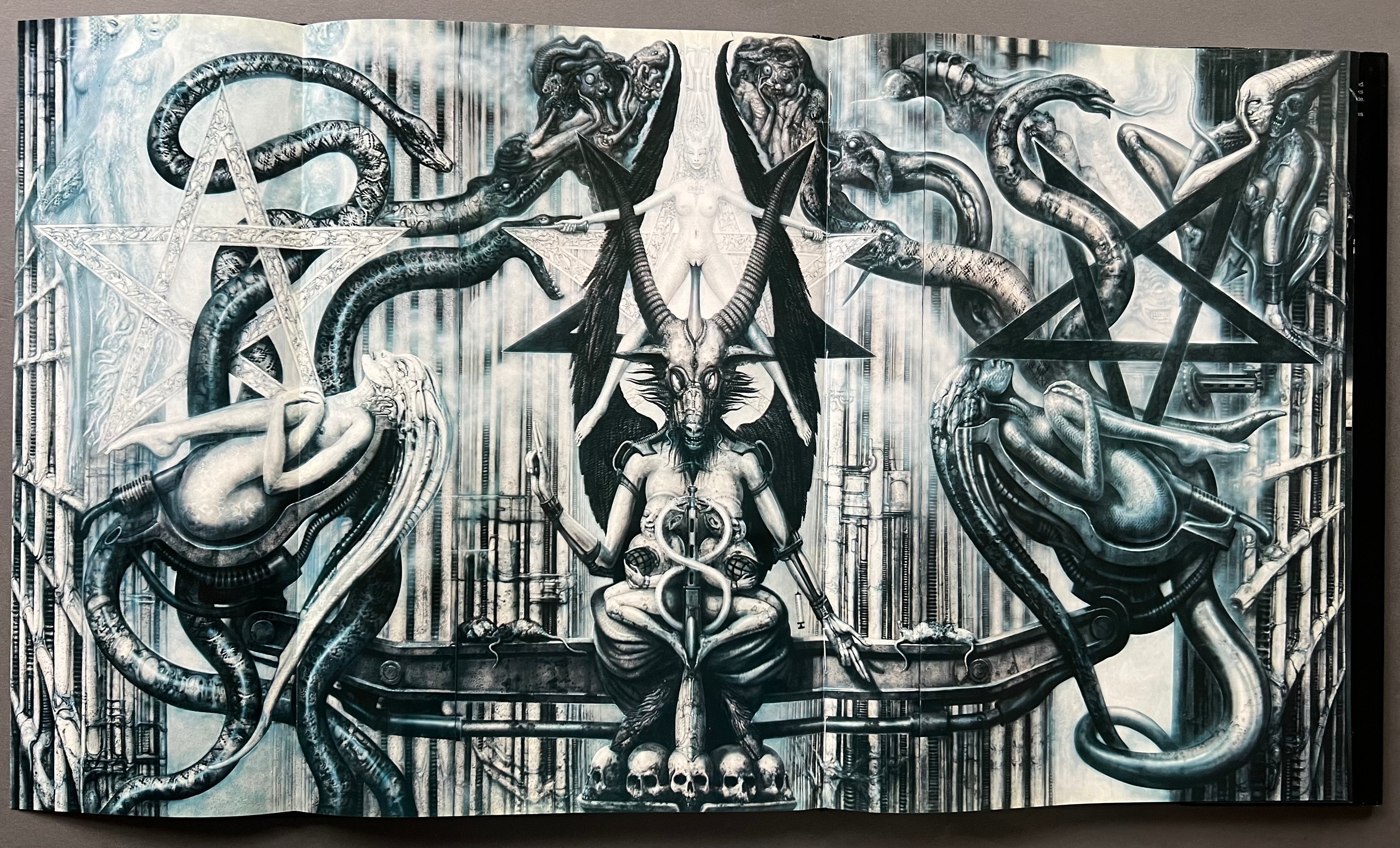 H.R. Giger's Necronomicon Art Book - Alien-Inspired Dark Fantasy Art Collection for Sci-Fi Fans & Horror Enthusiasts - Perfect for Home Decor, Gift Ideas & Art Inspiration