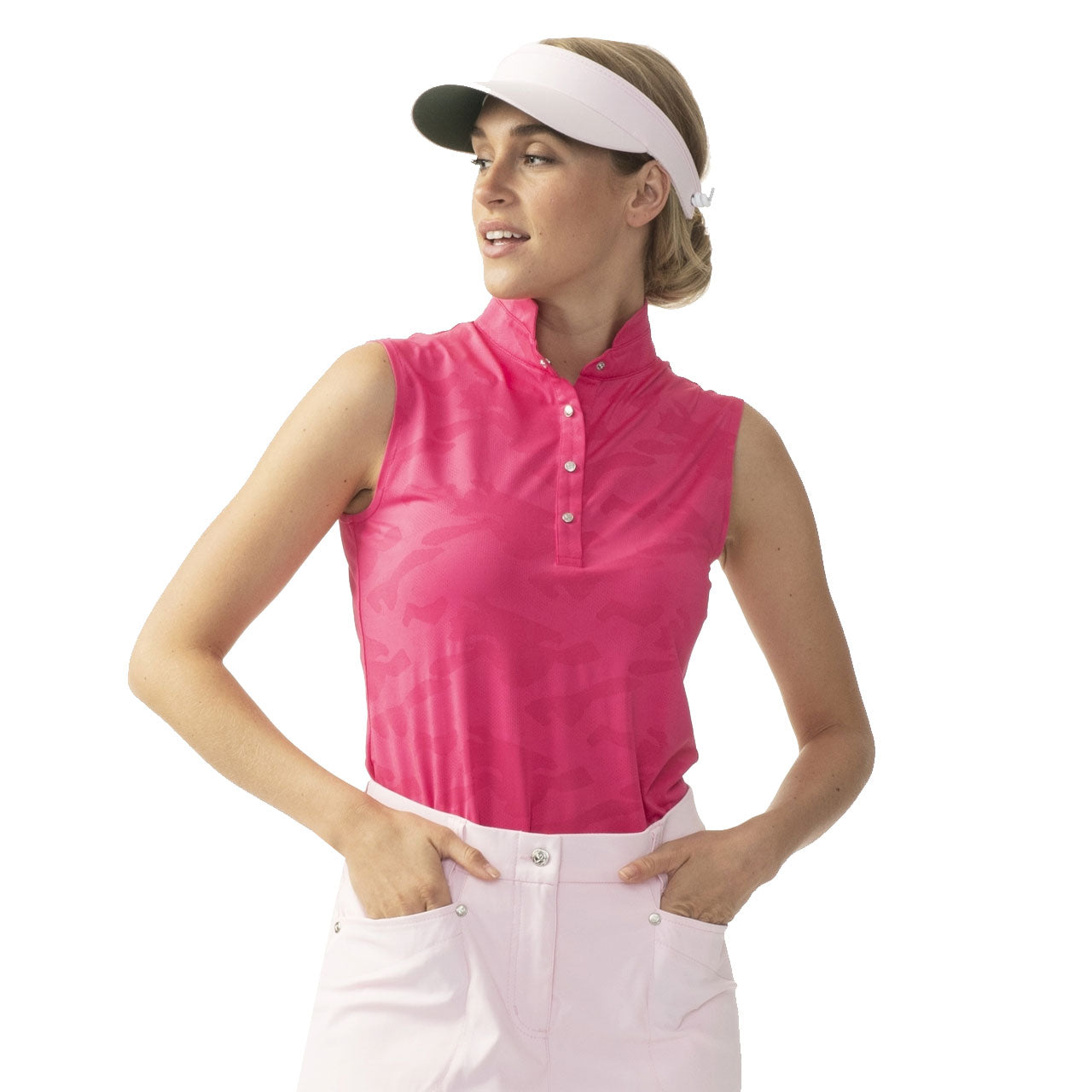 Women's Sleeveless Golf Polo Shirt - Moisture Wicking Athletic Top for Golf, Tennis & Outdoor Sports - Lightweight Breathable Summer Activewear