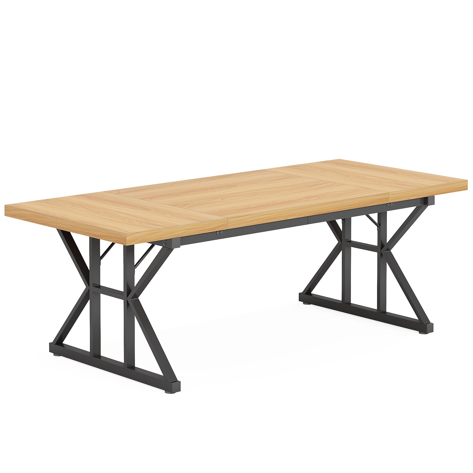 Solid Wood Farmhouse Dining Table - 70.8