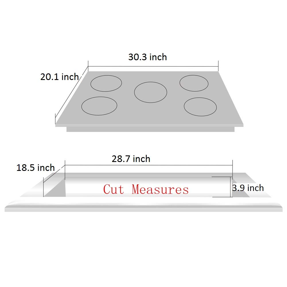 30 Inch 5 Burner Gas Cooktop with Tempered Glass - Dual Fuel (NG/LPG Convertible) Stovetop - HF5178-01 - Perfect for Home Kitchen, Restaurant & Outdoor Cooking