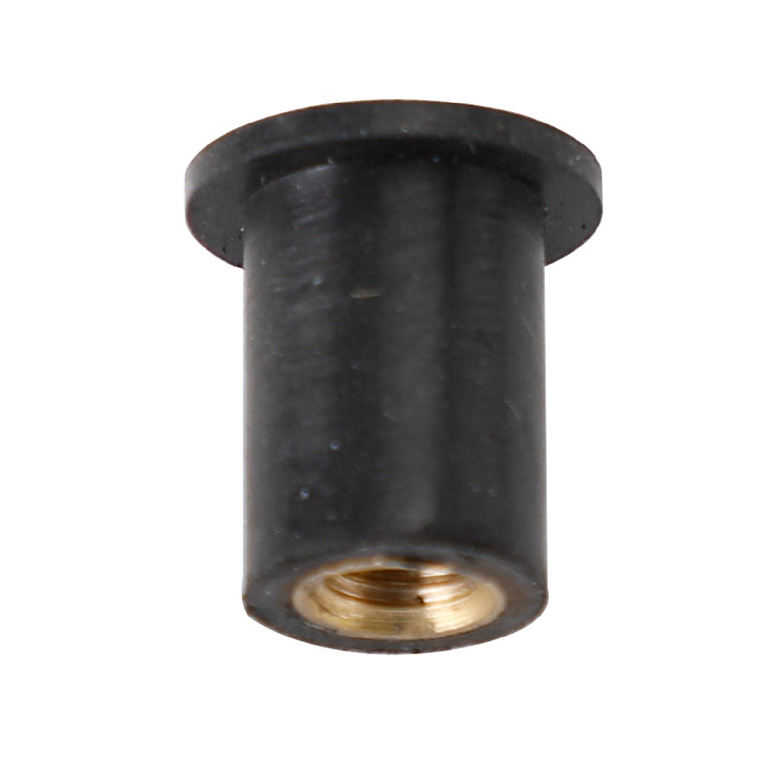 100-Pack M5 Rubber Well Nuts for Windscreen & Fairing - 5mm Size Fits 10mm Holes | Perfect for Motorcycle, Automotive, and Marine Applications