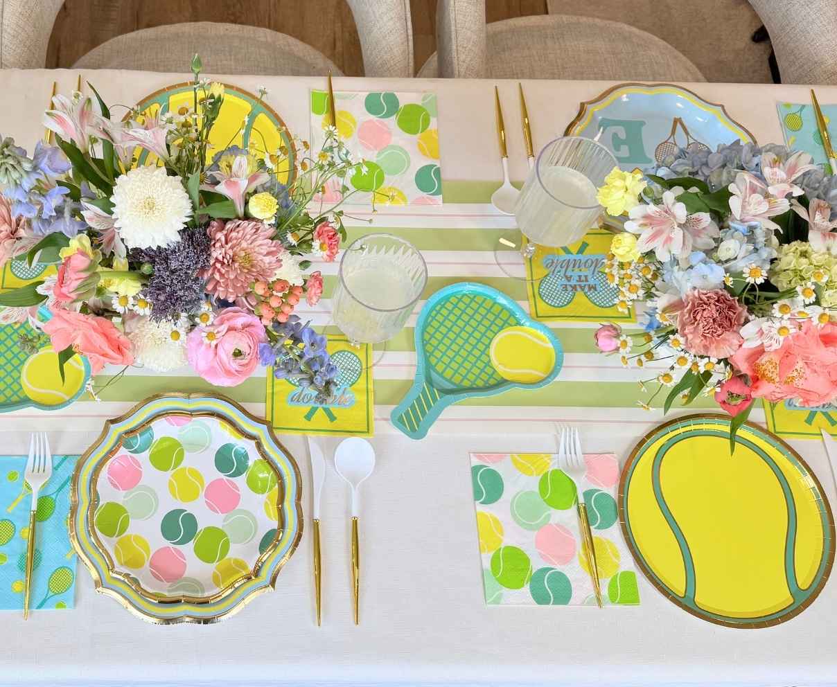 Premium Tennis Ball Design Lunch Napkins - 40 Pack | Fun & Durable Paper Napkins for Picnics, BBQs, Birthday Parties & Sports Events