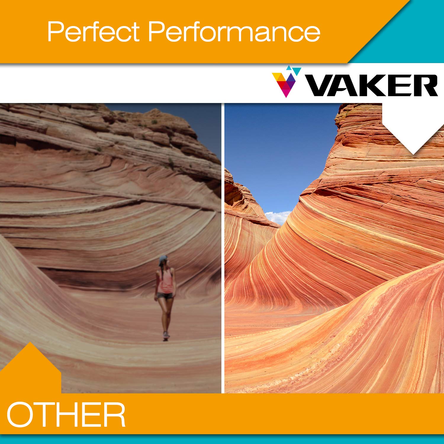 VAKER Remanufactured HP 63 & 63XL Ink Cartridge Combo Pack (2 Black) - Compatible with OfficeJet 3830/5255/5258/5200/4650/4655, Envy 4520/4510, DeskJet 3631/3632/3634/3639 Printers - Perfect for Home Office Printing & School Projects