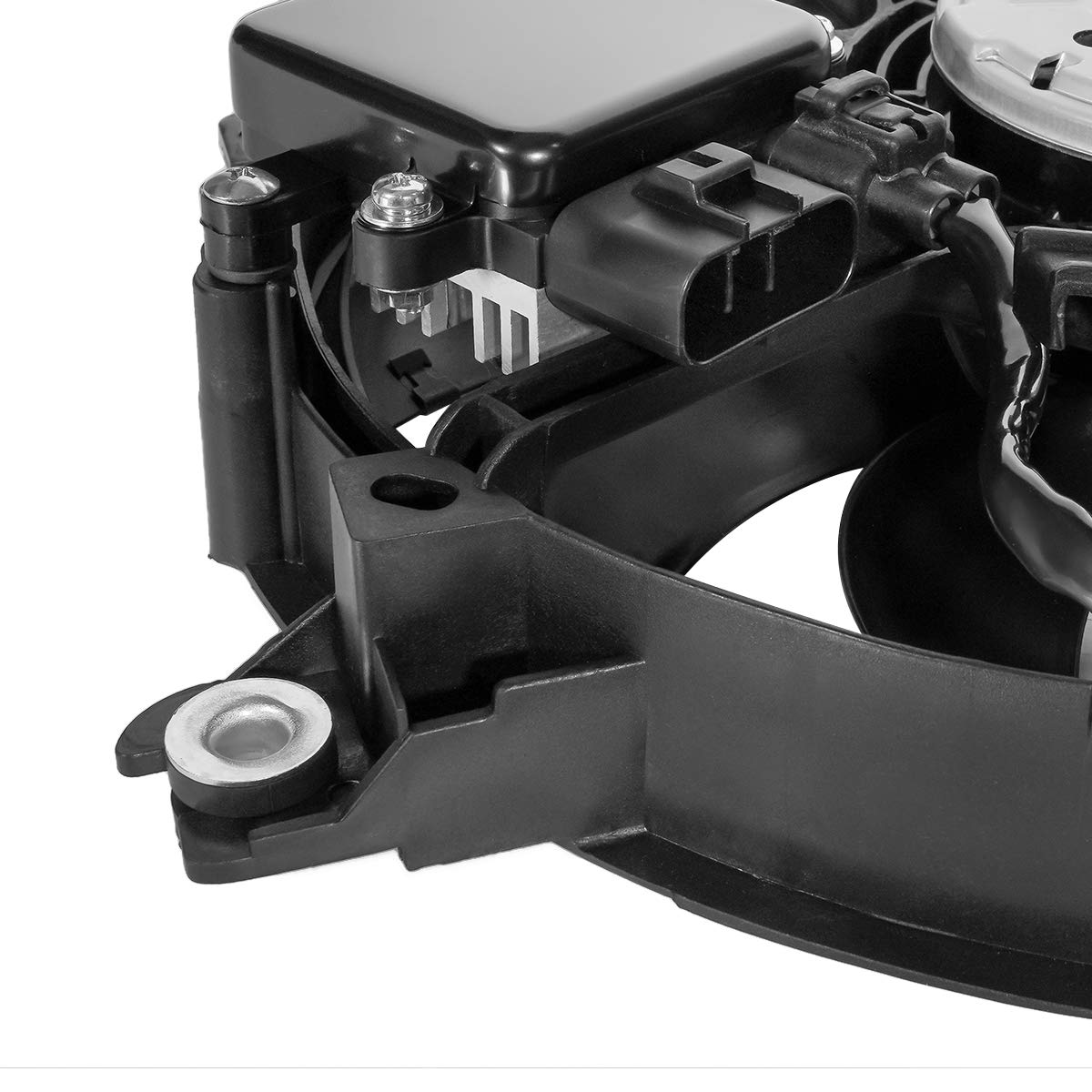 Auto Dynasty IN3115108 OE Style Radiator Cooling Fan Assembly for Nissan 370Z, Infiniti Q70L, G37, FX35 (2009-2019) - Perfect Replacement for Engine Cooling System | Ideal for Daily Driving & Performance Upgrades