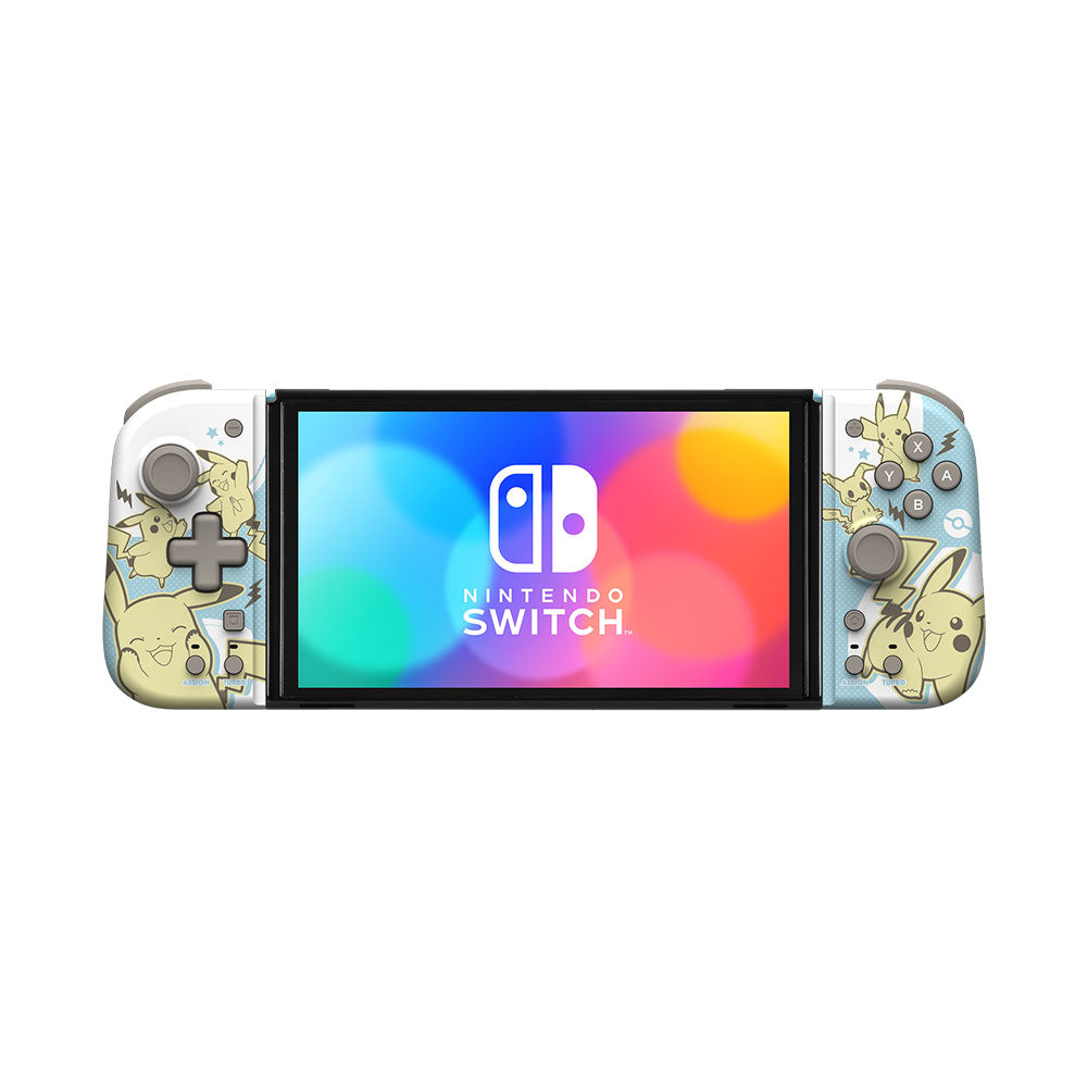 HORI Split Pad Compact Pikachu & Mimikyu for Nintendo Switch - Ergonomic Joy-Con Controller for Handheld Gaming | Perfect for Travel & Long Play Sessions