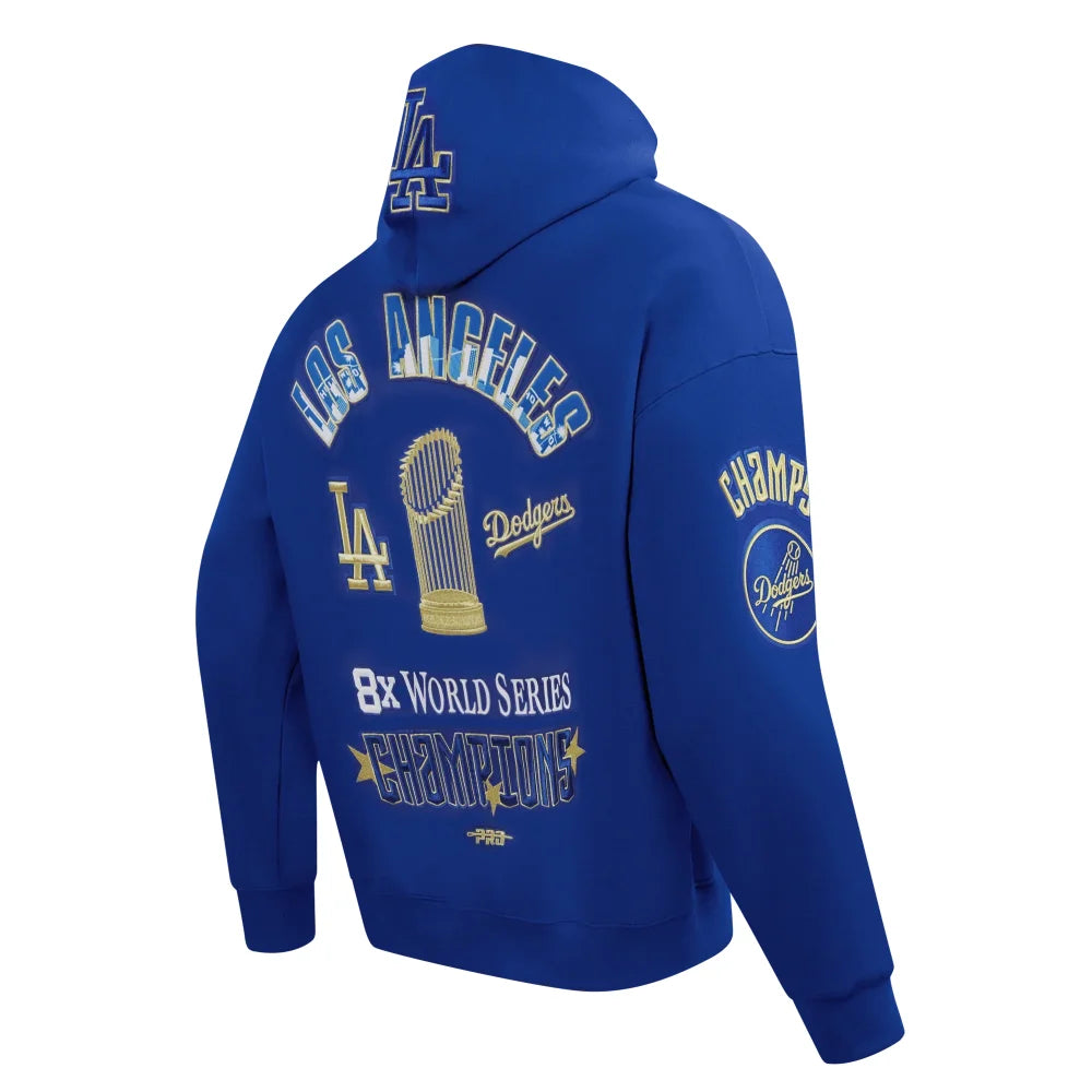 2024 World Series Champions Los Angeles Dodgers Hoodie for Men - Pro Standard Baseball Fan Gear for Game Day & Casual Wear