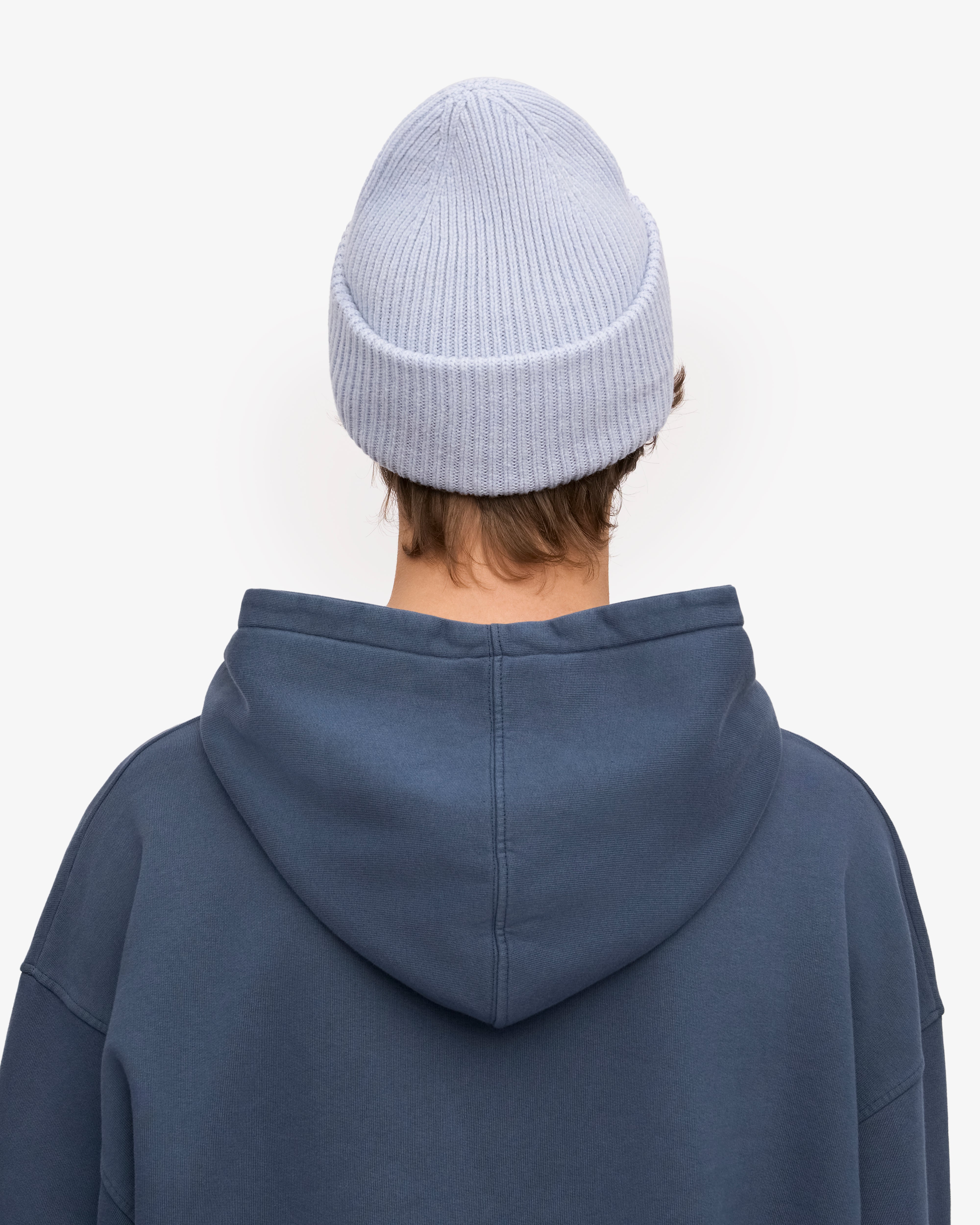 Premium Merino Wool Beanie - Polar Blue for Men & Women - Warm Winter Hat for Outdoor Activities, Skiing, Hiking & Snowboarding
