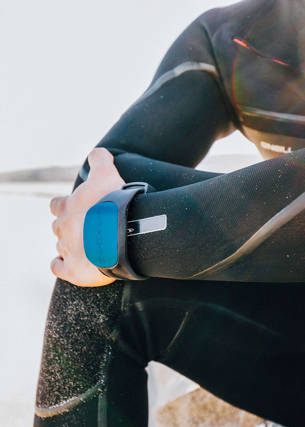 Sharkbanz 2.0 Shark Repellent Wristband - Slate/Azure Color | Wearable Shark Deterrent for Surfing, Swimming & Water Sports