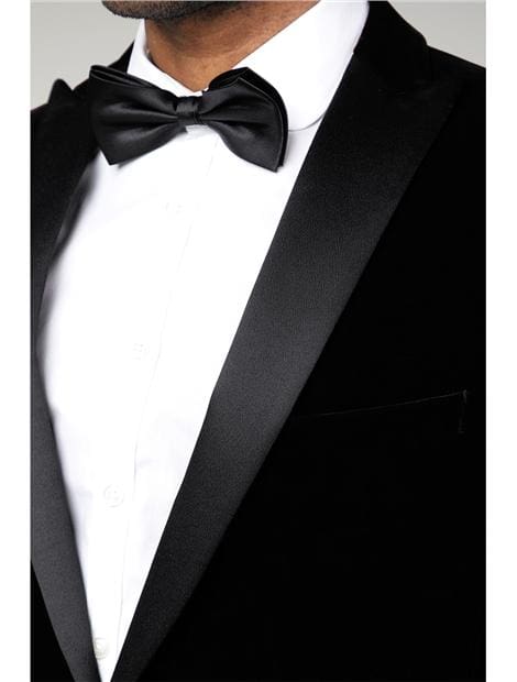 Vintage Black Velvet Blazer for Women - Elegant Rogue Style Jacket for Evening Parties, Date Nights & Special Occasions