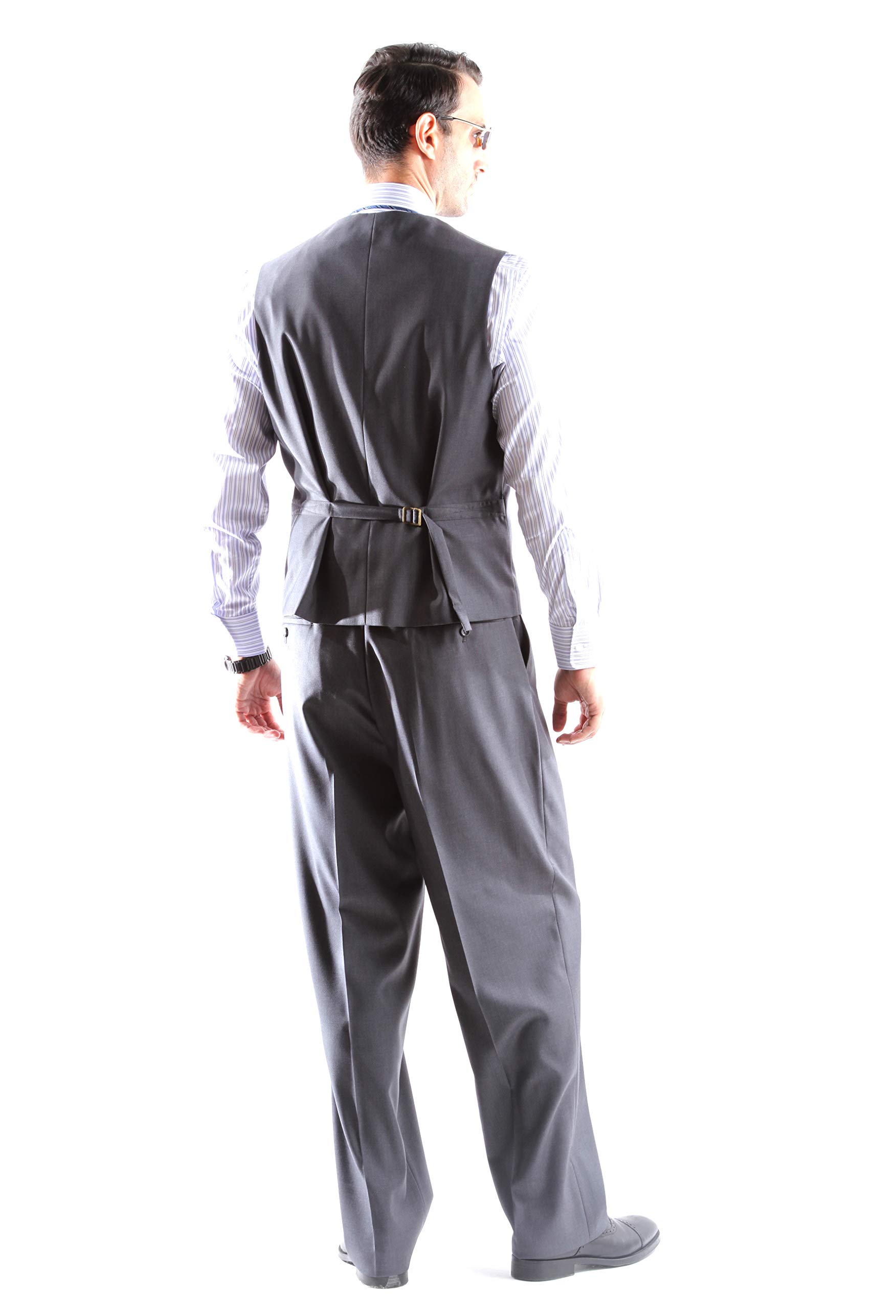 Premium Men's 150s Extra Fine 3-Piece Vested Suit Set - Formal Business Attire for Weddings, Interviews & Special Occasions