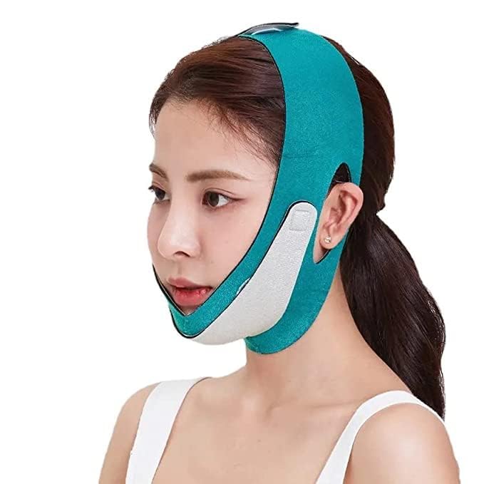 WROPZO Face Slimming V-Line Mask - Double Chin Lifting Bandage for Jawline Contouring & Face Lift - Anti-Aging Skin Tightening Strap for Women & Men | Perfect for Home Spa, Self-Care & Beauty Routine