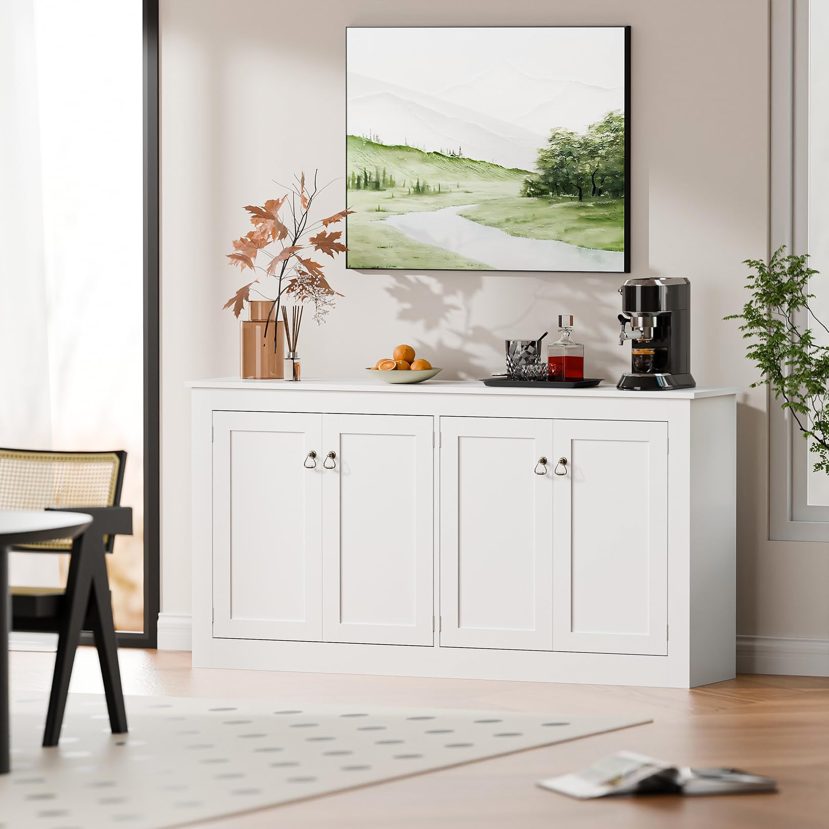 Cozy Castle Buffet Cabinet with Storage - 57.5