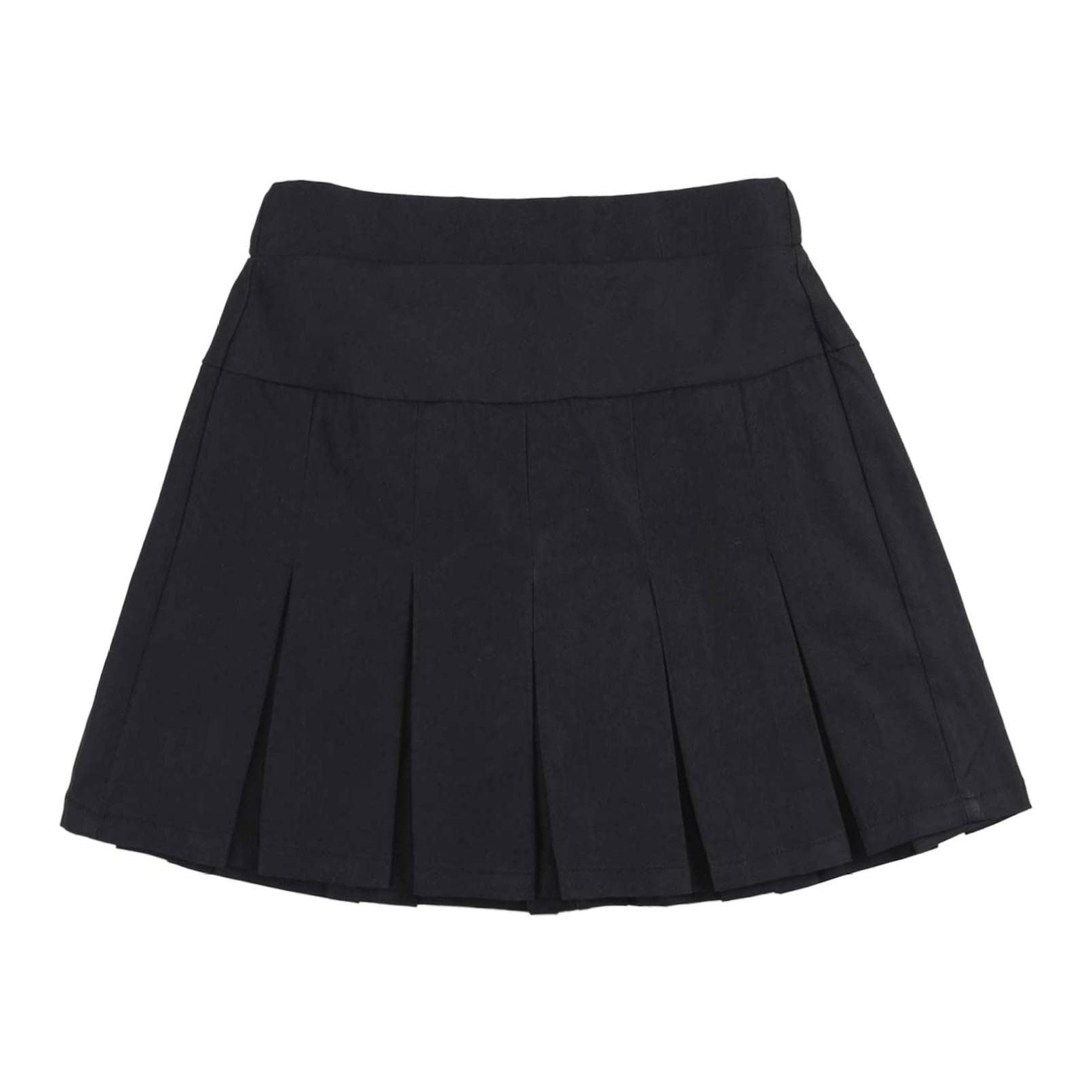 School Girls Pleated Uniform Skirt Scooter Mini Skort with Hidden Shorts - Knee-Length Plaid Skirt for Teens & Kids - Perfect for School, Dance, and Casual Wear