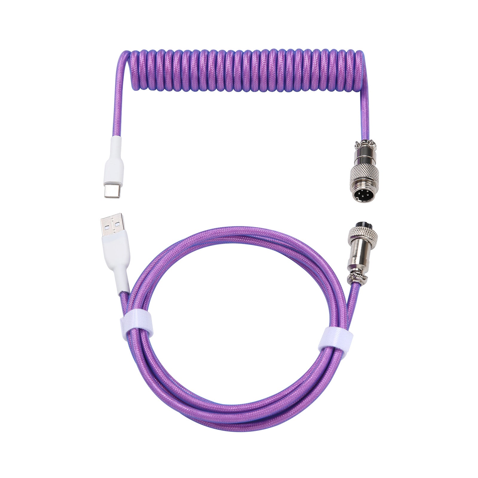YUNZII Mystery Bundles - Handmade Pastel Aviator Coiled Cable for Keyboard & Gaming Accessories | Perfect for Mechanical Keyboards, PC Setup, and Gift Giving