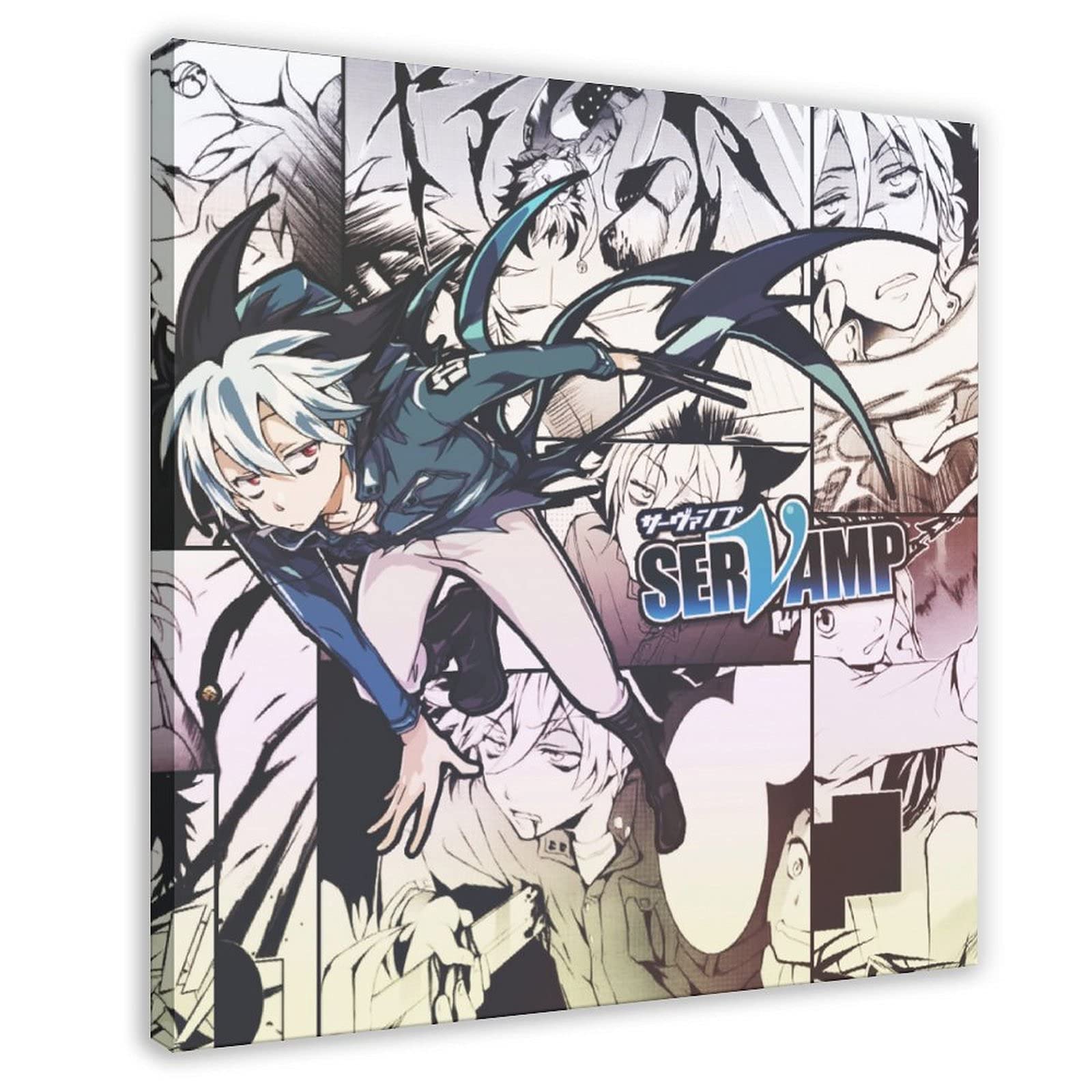 Anime Servamp 31 Canvas Wall Art Print - 28x28 Inch (70x70cm) Japanese Anime Poster for Living Room, Bedroom & Office Decor - Perfect for Anime Fans & Home Decoration