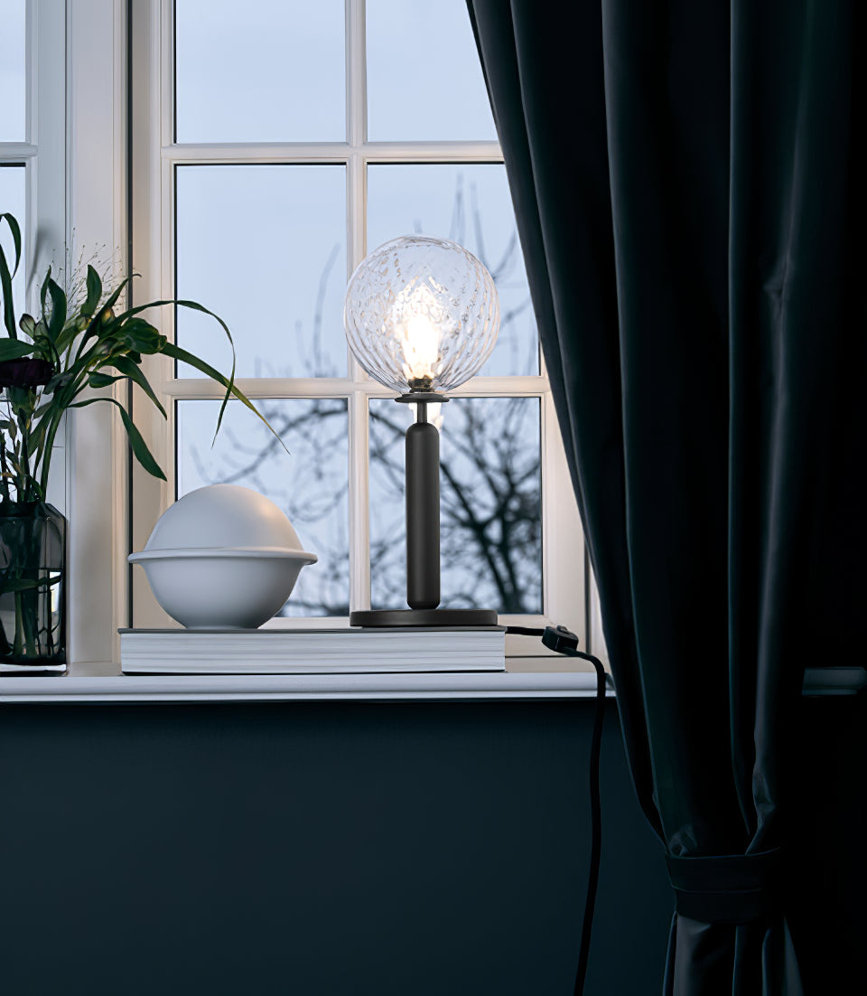 Miira Modern LED Table Lamp with USB Port - Adjustable Brightness for Bedroom, Living Room, Office & Study Desk Lighting