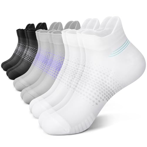Black+white+grey（6 Pairs）