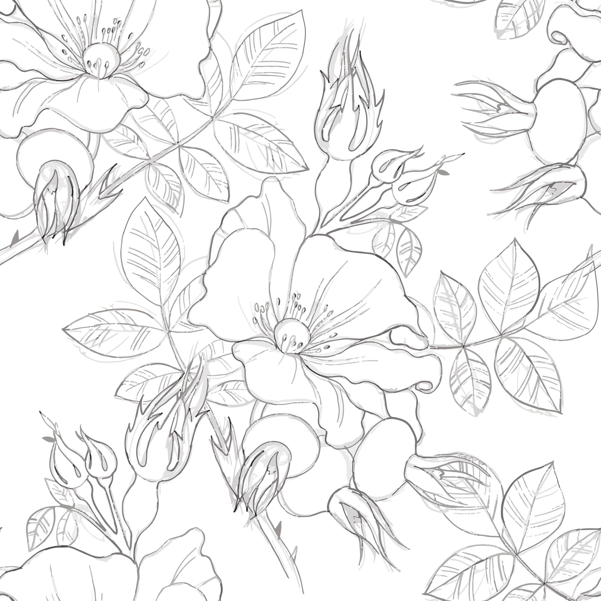 Black and White Wallpaper Sample for Bedroom - Modern Gray Tone Peel and Stick Wallpaper - Perfect for Nursery, Living Room, or Home Office Decor