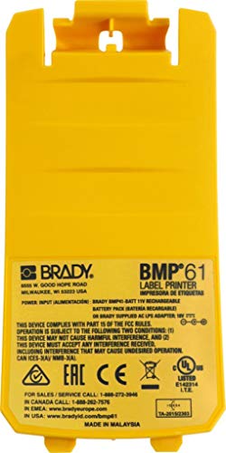Brady BMP61 Label Printer Replacement Battery Cover - Compatible with Brady BMP61 Label Maker - Durable & Secure Fit - Perfect for Office, Warehouse & Industrial Labeling Needs