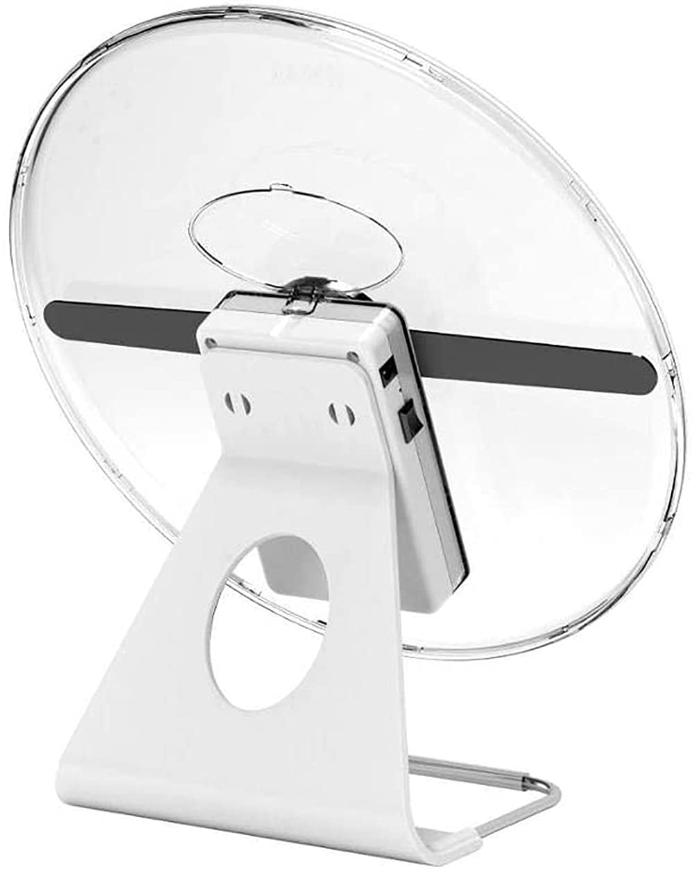 3D Holographic LED Fan - 30cm Hologram Advertising Display with LCD Technology for Stores, Events & Trade Shows (White) - Perfect for Retail Marketing, Product Launches & Brand Promotion