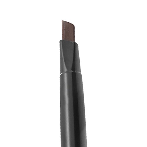 Waterproof Auto Eyebrow Pencil with Brush - Black Brown | Long Lasting Smudge Proof Eyebrow Makeup | Perfect for Daily Use, Gym & Swimming