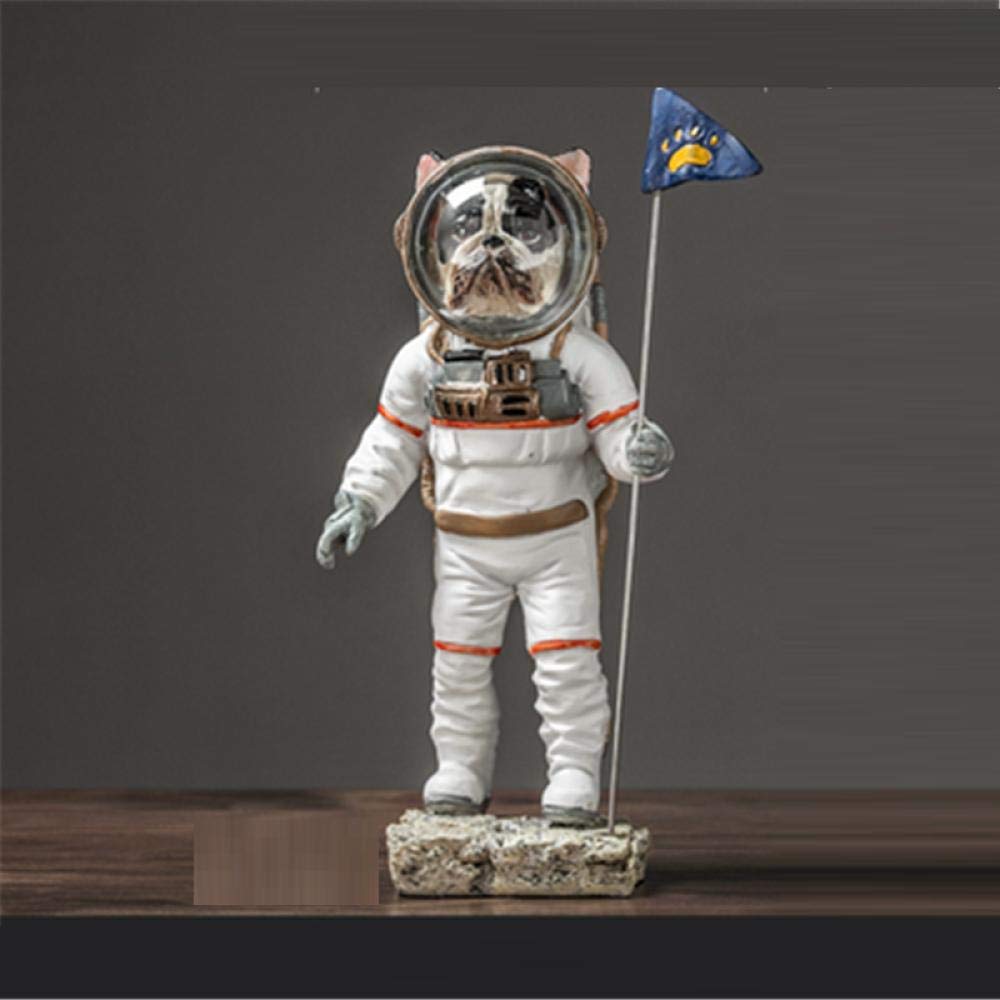 Nordic Minimalist Astronaut Sculpture - Creative Spaceman Statue for Home Decor, Living Room, TV Cabinet & Cat Play Area - Perfect for Modern & Sci-Fi Themed Spaces