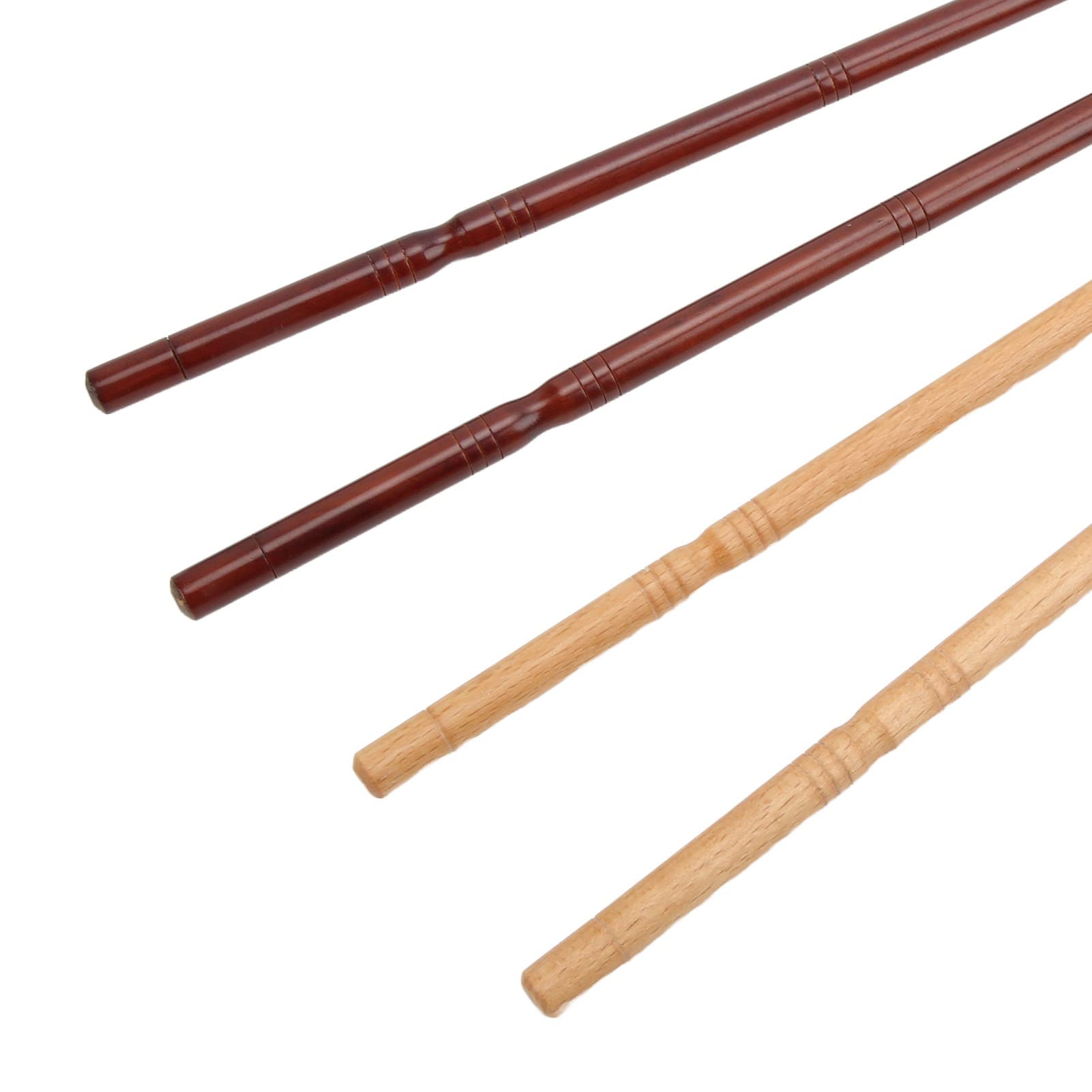 4-Piece Maple Wood Flute Cleaning Rod Kit - Wind Instrument Cleaning Sticks for Flute, Clarinet & Woodwind Accessories - Perfect for Musicians & Band Maintenance