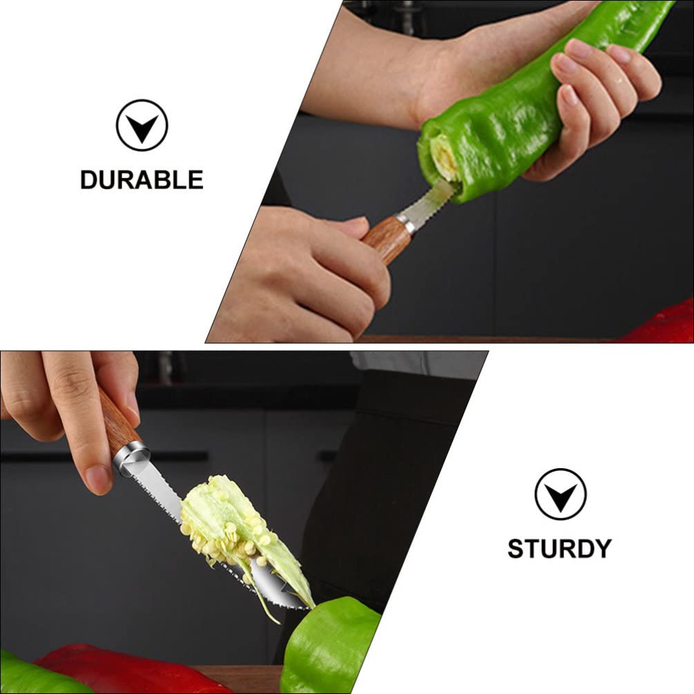 1pc Pepper Corer Tool - Kitchen Gadget for BBQ & Cooking