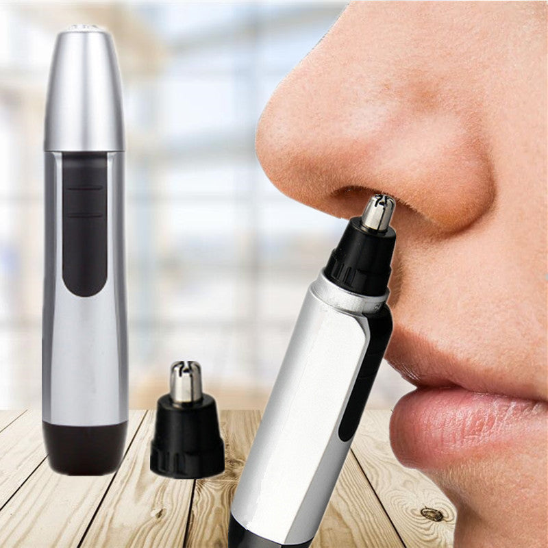 Electric Nose & Ear Hair Trimmer for Men and Women - Painless Facial Grooming Tool for Eyebrows, Nose & Ears - Perfect for Travel, Home & Salon Use