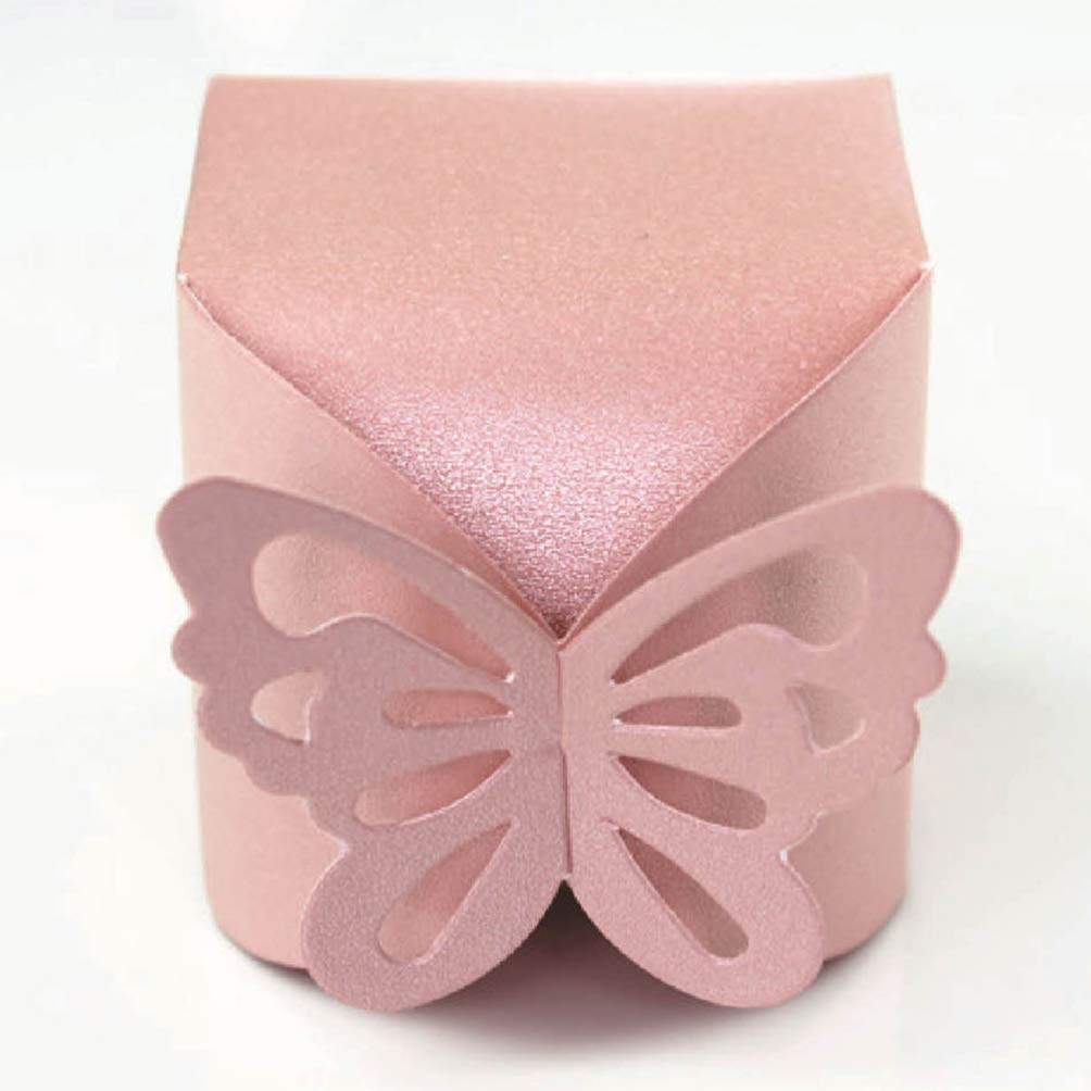 BESPORTBLE 50PCS Small Candy Favor Boxes for Christmas, Wedding, Anniversary & Birthday Parties - Elegant Treat Boxes for Wedding Favors, Baby Showers & Holiday Gifts