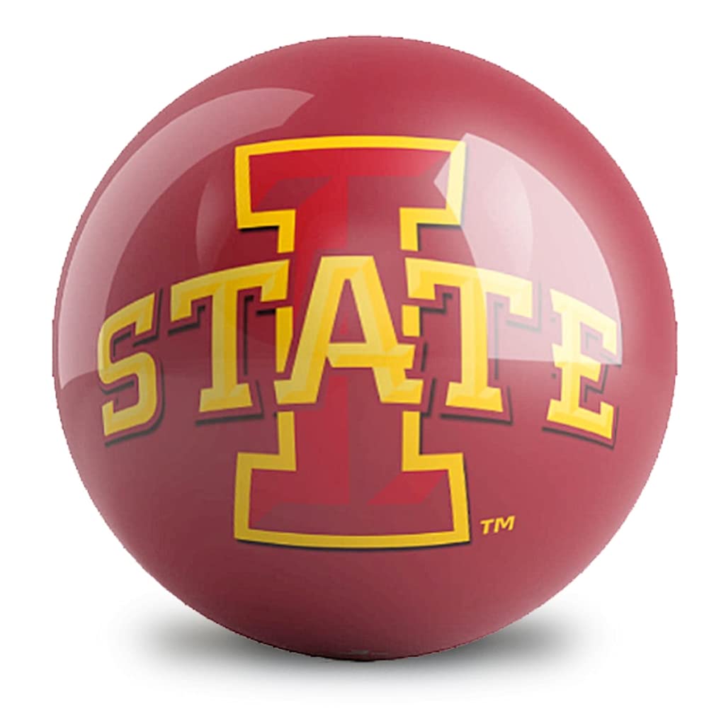 Iowa State University Cyclones Bowling Ball - USBC Approved, Undrilled, Multiple Weights (6-16 lbs) | Perfect for College Bowling Teams, League Play & Cyclones Fans