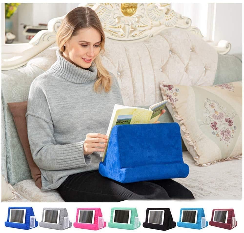 Premium Foam Laptop & Tablet Lap Desk with Storage Bag - Adjustable Multi-Function Stand Holder & Cushion for iPad, MacBook, Surface (Royal Blue) - Perfect for Home Office, Bed, Sofa & Travel Use