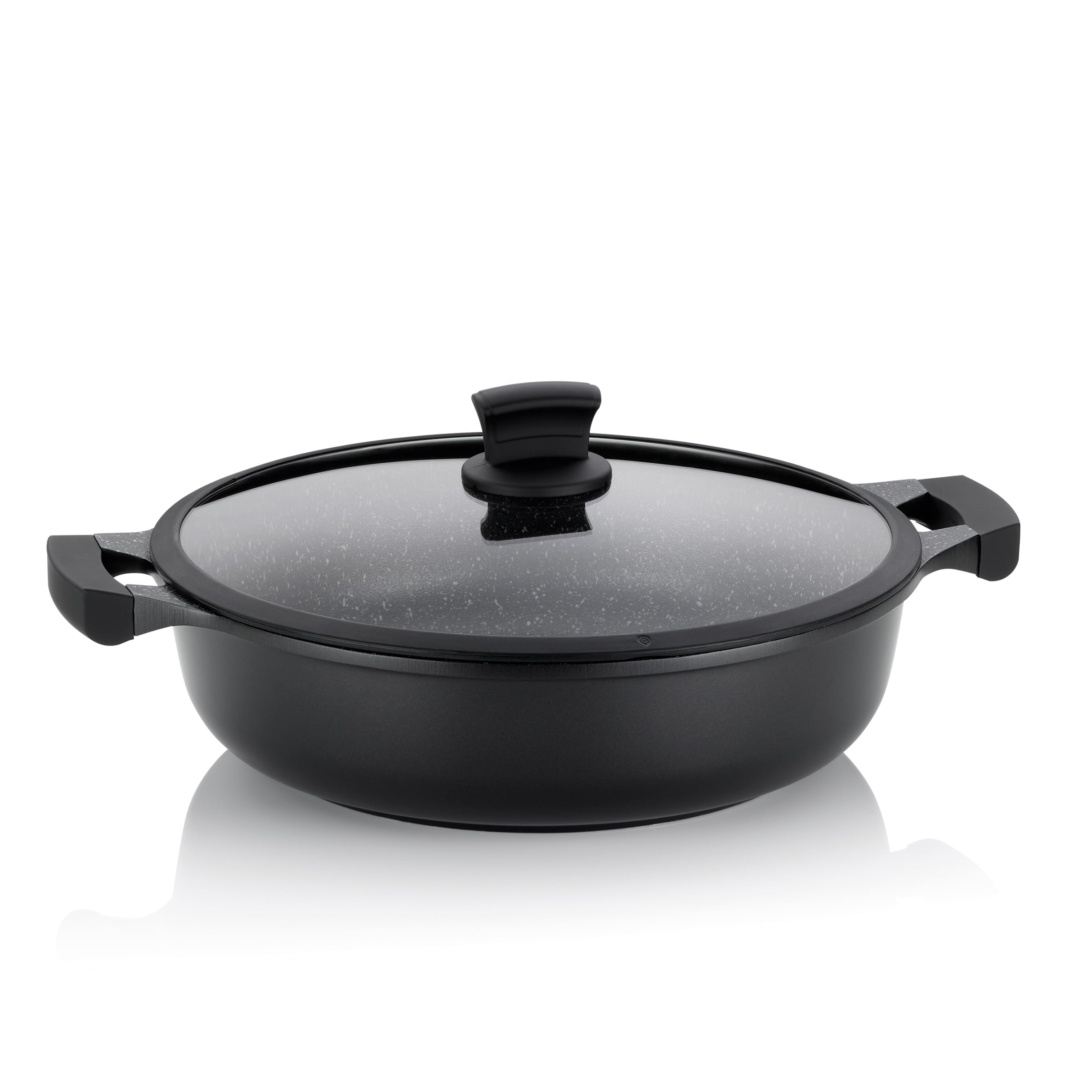 Premium Stella Nova Aluminum Serving Pan - Durable & Lightweight Cookware for Baking, Roasting & Serving - Perfect for Parties, BBQs & Family Dinners