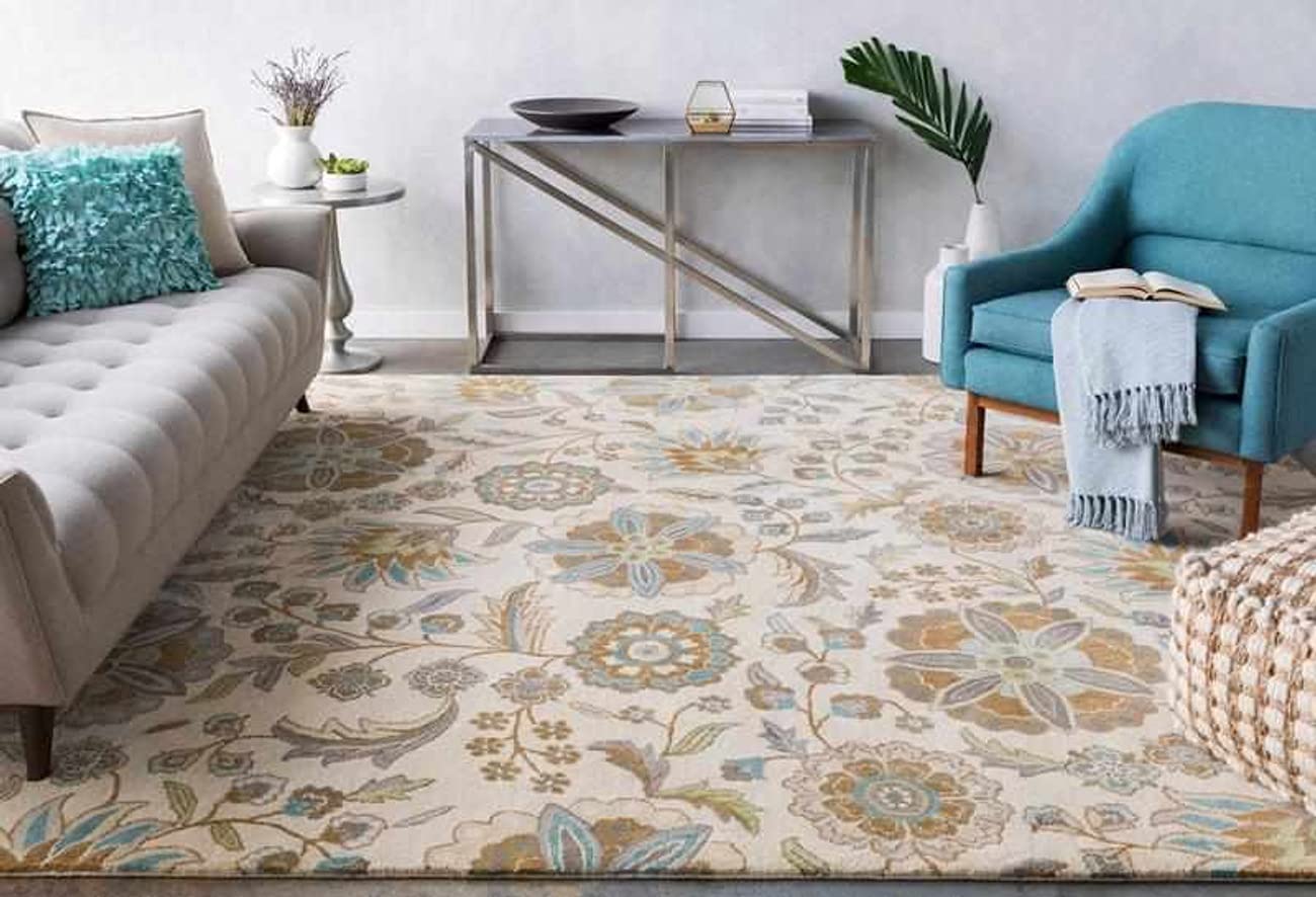 Mark&Day 8x10 Granum Transitional Denim Oval Area Rug - Soft Blue & Grey Carpet for Living Room, Bedroom, Kitchen - Non-Slip & Durable - Perfect for High Traffic Areas & Cozy Home Decor (8' x 10' Oval)