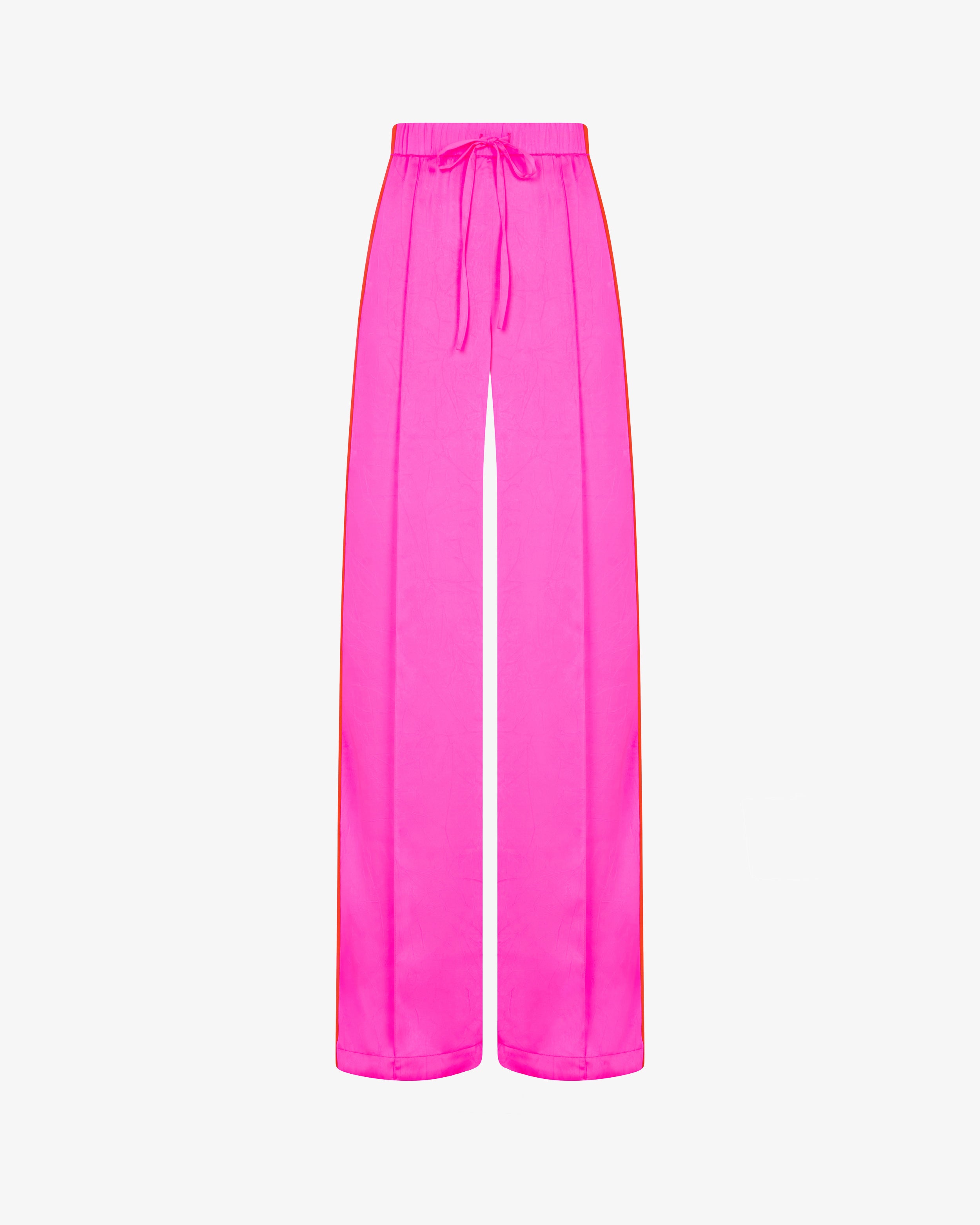 Serena Jogger Pants for Women 2025 - Soft Stretchy High Waist Athletic Joggers in Shocking Pink | Perfect for Yoga, Gym, Running & Lounge Wear