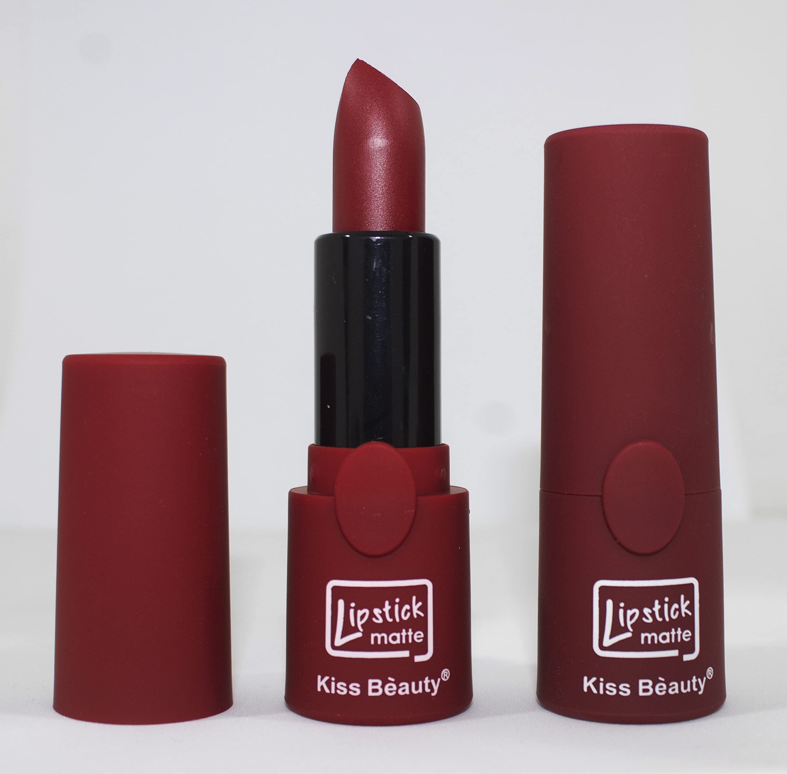 Kiss Beauty Lotus Matte Lipstick Set - 6 Long Lasting Waterproof Lipstick Shades | Vegan & Cruelty-Free Lip Makeup Collection | Perfect for Bridal, Party, Office & Everyday Wear