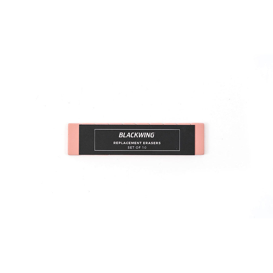 Blackwing Replacement Erasers - 10 Pack Premium Pencil Erasers for Artists & Drafting - Perfect for Sketching, Writing & Professional Artwork