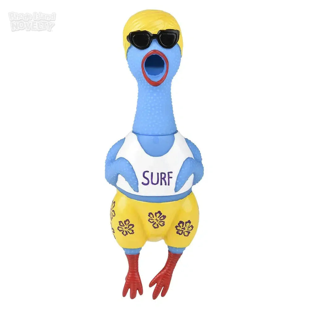 9.5 Inch Big Rubber Chicken Toy - Squeeze & Squeak Fun for Kids, Gag Gift for Pranks and Parties - Perfect for Jokes, Gifts, and Stress Relief