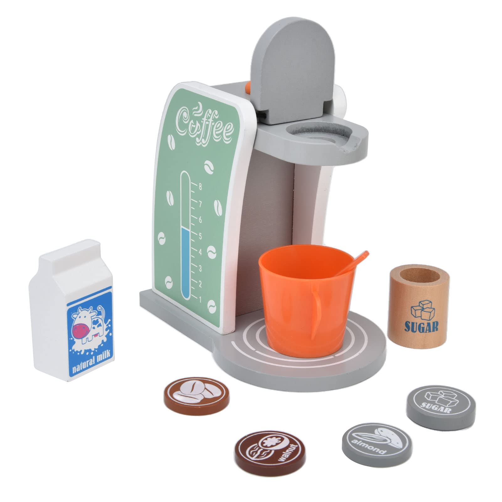 SoarUp Kids Play Kitchen Toy Set with Pretend Coffee Maker - Interactive Pretend Play Toy for Toddlers & Preschoolers - Perfect for Daily Role Play, Birthday Gifts & Early Learning Development