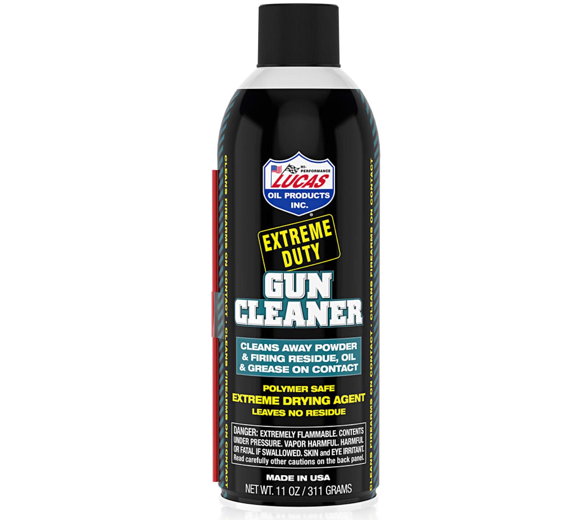 Lucas Oil 10905 Extreme Duty Gun Cleaner - 11 Ounce (Pack of 12) | Heavy-Duty Firearm Maintenance Solution | Perfect for Hunting, Shooting Range & Gun Enthusiasts