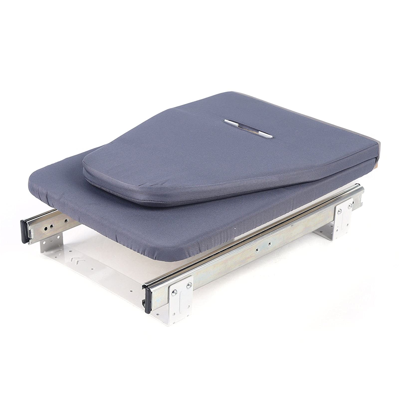 Wall Mounted Retractable Ironing Board - Space Saving Foldable Pull-Out Design, Gray Cabinet Ironing Board for Wardrobe & Laundry Room - Perfect for Small Apartments & Closet Organization