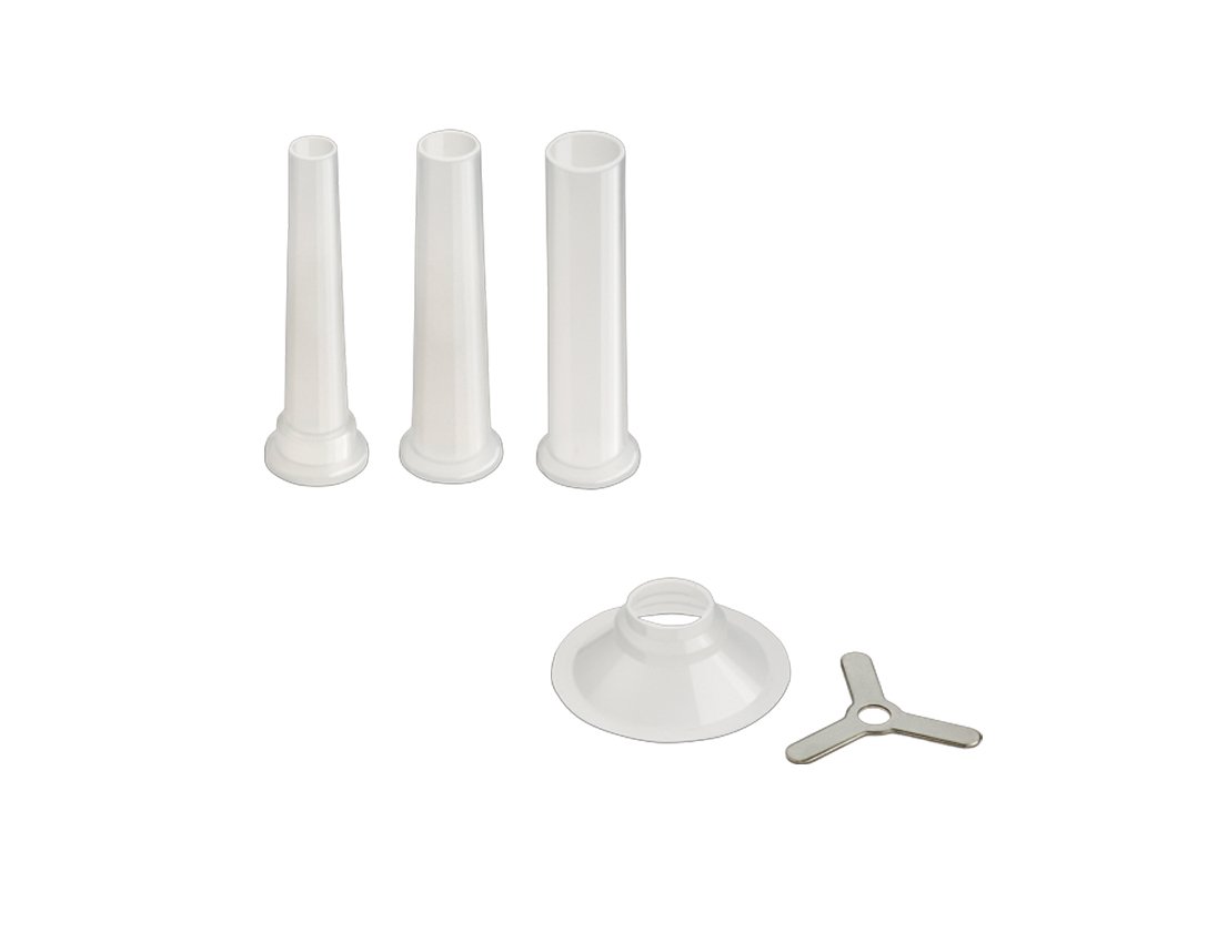 Louis Tellier N4022c Stainless Steel Meat Grinder Funnel - Durable & Easy to Clean for Home Kitchen, Sausage Making, and Food Processing